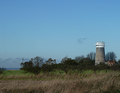 north norfolk walk wind mill